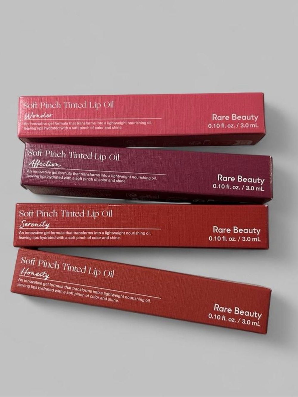 Rare Beauty Soft Pinch Tinted Lip Oil (Bundle of 4)